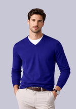 Load image into Gallery viewer, AZURE MERINO V NECK
