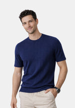 Load image into Gallery viewer, SUMMER AZURE MERINO RIB TEE
