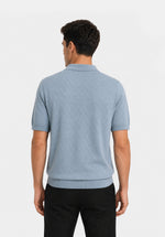 Load image into Gallery viewer, Aqua Prestige Summer Merino Polo
