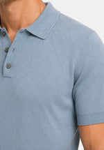 Load image into Gallery viewer, Aqua Prestige Summer Merino Polo
