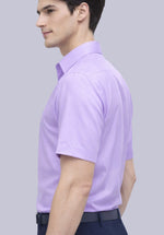 Load image into Gallery viewer, LAVENDER HALF BAMBOO SILK SHIRT
