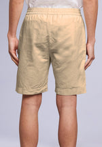 Load image into Gallery viewer, Bisque Cotton Linen Shorts
