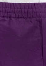 Load image into Gallery viewer, Mauve Cotton Linen Shorts
