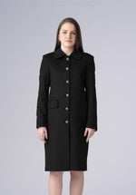 Load image into Gallery viewer, cashmere straight dress-coat
