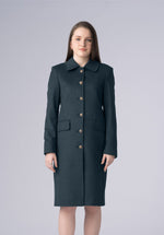 Load image into Gallery viewer, cashmere straight dress-coat
