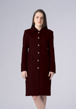 Load image into Gallery viewer, cashmere straight dress-coat
