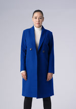 Load image into Gallery viewer, woolen double breasted-coat
