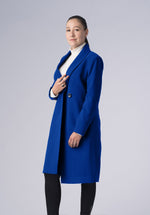 Load image into Gallery viewer, woolen double breasted-coat
