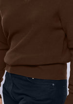 Load image into Gallery viewer, CARAMEL MERINO V NECK
