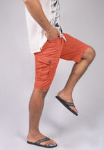 Load image into Gallery viewer, VERMILION CARGO SHORTS
